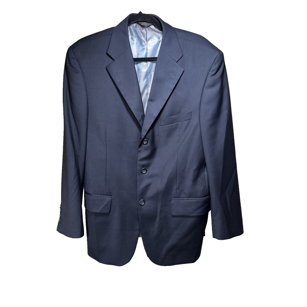 LINEAGE Milan New York Sport coat Mens Size‎ 40S Navy Blue
